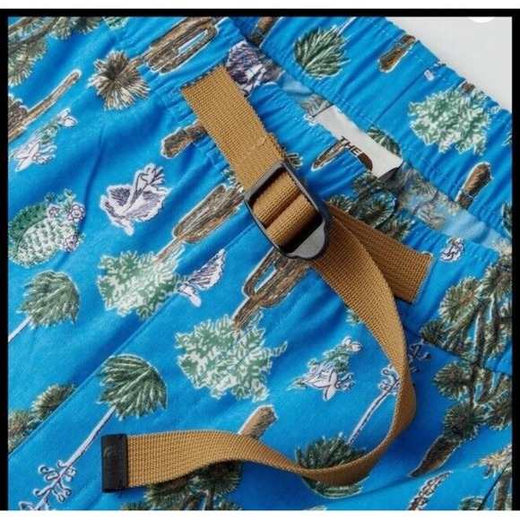 The North Face Class V Belted Shorts | Super Sonic Blue Cactus Pri… - Picture 4 of 5